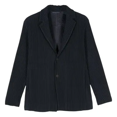 HOMME PLISSE' ISSEY MIYAKE - Pleated Single-breasted Jacket