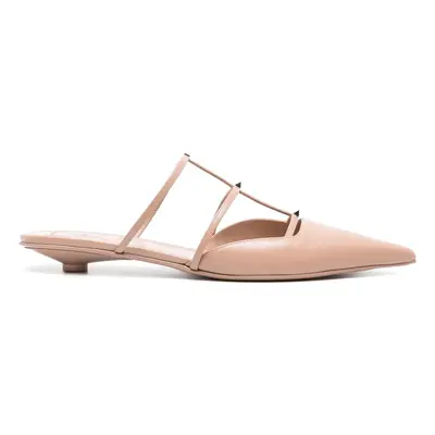 VALENTINO GARAVANI - Rockstud Wispy Leather Mules