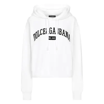 DOLCE & GABBANA - Logo Cotton Hoodie