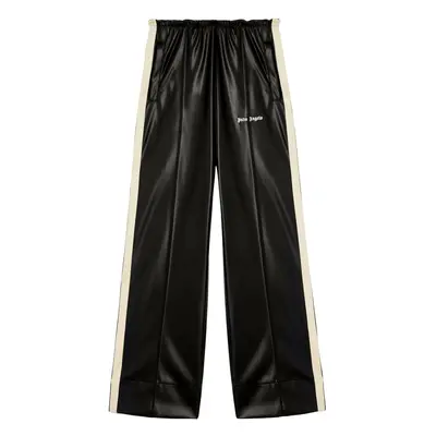 PALM ANGELS - Logo Leather Effect Track Pants