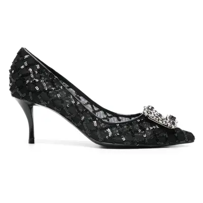 ROGER VIVIER - Flower Strass Pumps