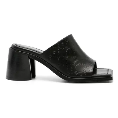 MARINE SERRE - Leather Heel Mules