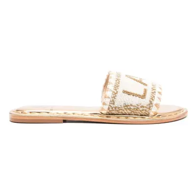 DE SIENA - Lake Como Beads Flat Sandals