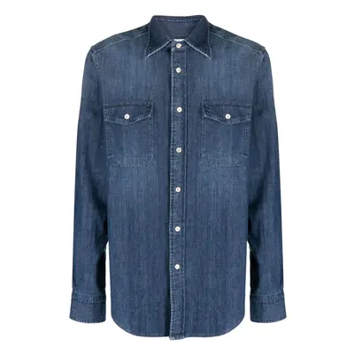 BOGLIOLI - Denim Button-down Shirt