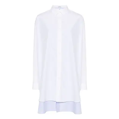 LOEWE - Cotton And Silk Blend Shirt Dress