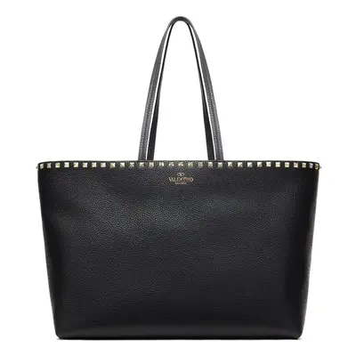 VALENTINO GARAVANI - Rockstud Leather Tote Bag