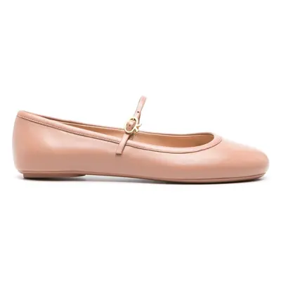 GIANVITO ROSSI - Carla Leather Ballet Flats