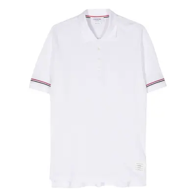 THOM BROWNE - Cotton Polo Shirt