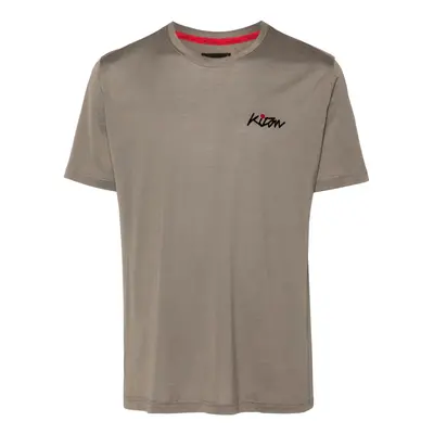 KITON - Logo Cotton T-shirt