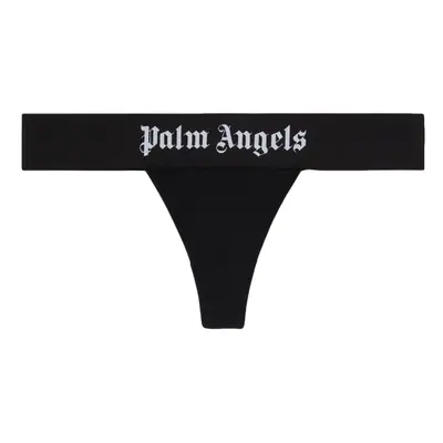 PALM ANGELS - Logo Cotton Thong Brief