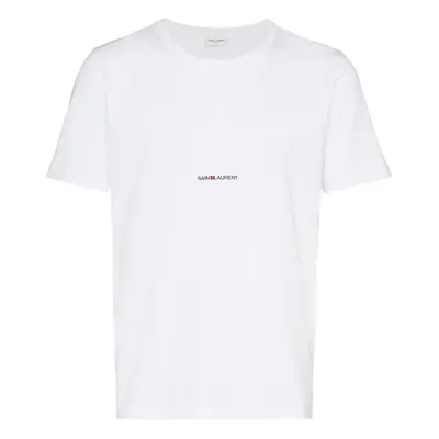 SAINT LAURENT - Logo Cotton T-shirt