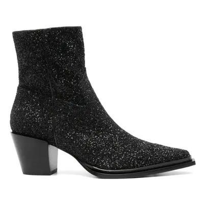 JIMMY CHOO - Cece Ab Glittered Boots