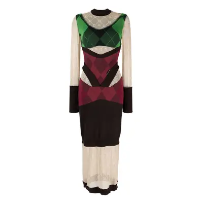 MARINE SERRE - Wool Long Dress