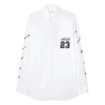 OFF-WHITE - Logo Cotton Overshirt