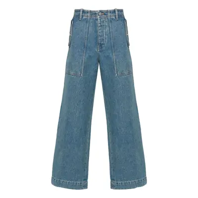 MAISON KITSUNE' - Workwear Denim Cotton Jeans