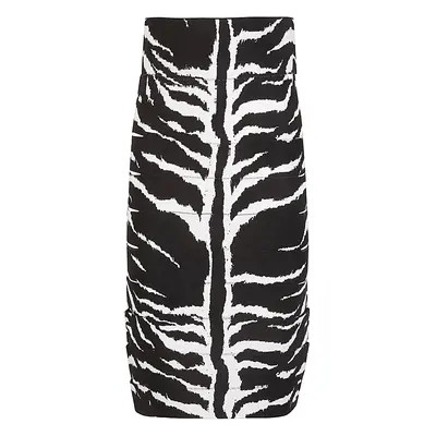 ALAÏA - Printed Midi Skirt