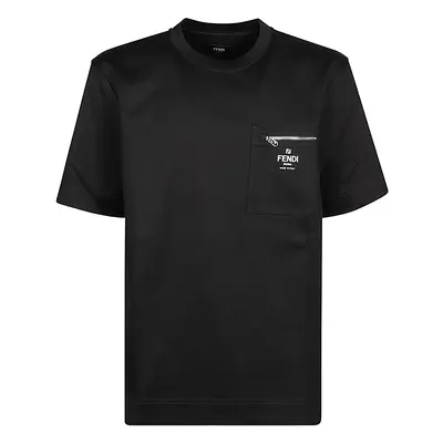 FENDI - Cotton T-shirt With Logo