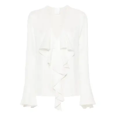 GIVENCHY - Silk Ruffled Blouse