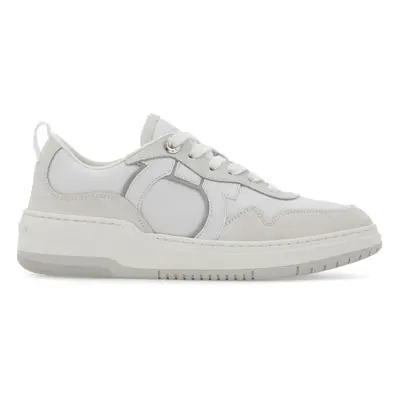 FERRAGAMO - Gancini Leather Sneakers