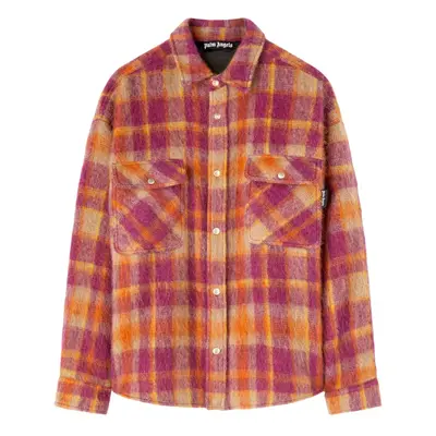 PALM ANGELS - Checked Wool Overshirt