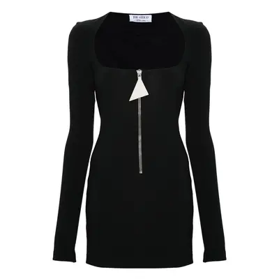 THE ATTICO - Half-zip Mini Dress