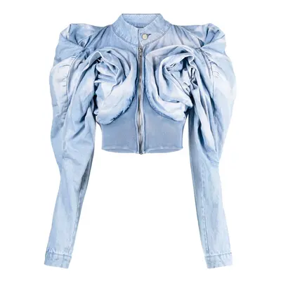 MASHA POPOVA - Draped Denim Jacket