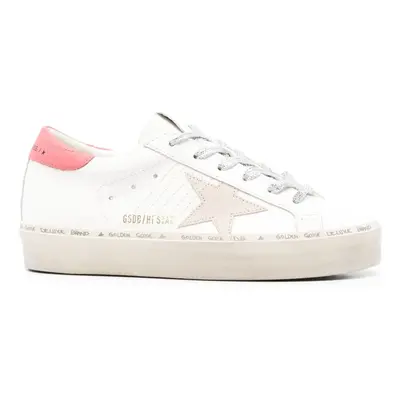 GOLDEN GOOSE - Hi Star Leather Sneakers