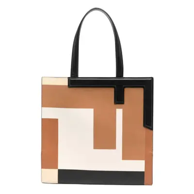 FENDI - Fendi Flip Medium Leather Tote