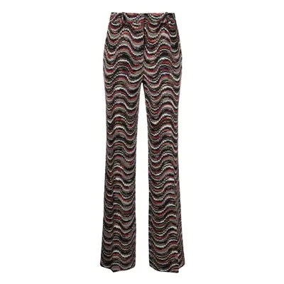 MISSONI - Waves Pattern High Waist Trousers