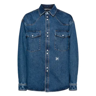 PALM ANGELS - Monogram Denim Shirt