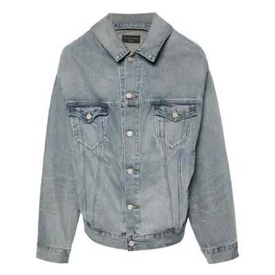 BALENCIAGA - Off Shoulder Denim Jacket