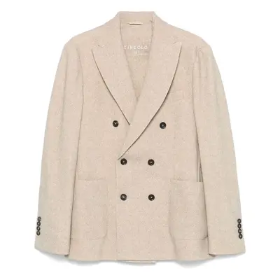 CIRCOLO - Cotton Double-breasted Jacket