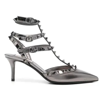 VALENTINO GARAVANI - Rockstud Laminated Leather Pumps