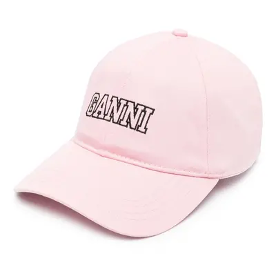 GANNI - Logo Organic Cotton Baseball Cap