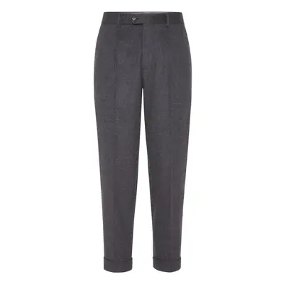 BRUNELLO CUCINELLI - Flannel Trousers