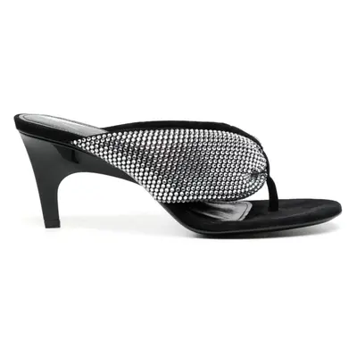 THE ATTICO - Strass Embellished Thong Sandals