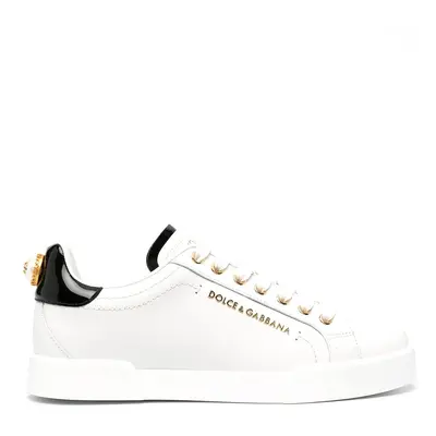 DOLCE & GABBANA - Portofino Leather Sneakers