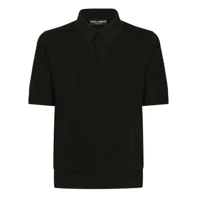 DOLCE & GABBANA - Silk Polo Shirt