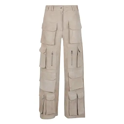 FERMAS.CLUB - Suede Cargo Trousers