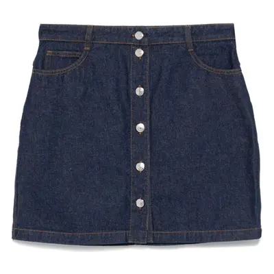 MAISON KITSUNE' - Denim Mini Skirt