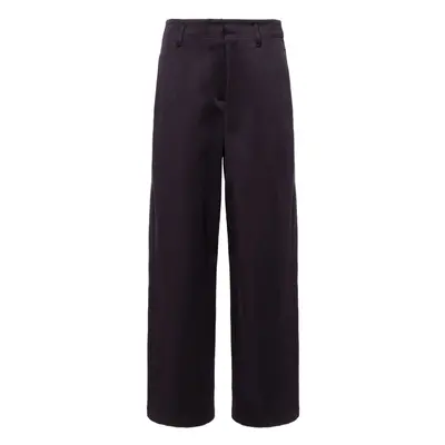 FORTE FORTE - Cotton Blend Straight Trousers