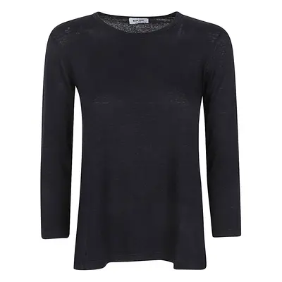 BASE - Linen Jersey Long Sleeve T-shirt