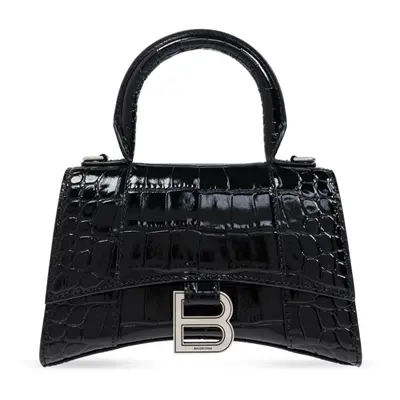 BALENCIAGA - Hourglass Xs Leather Handbag