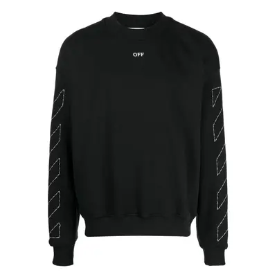 OFF-WHITE - Logo Cotton Sweatshirt