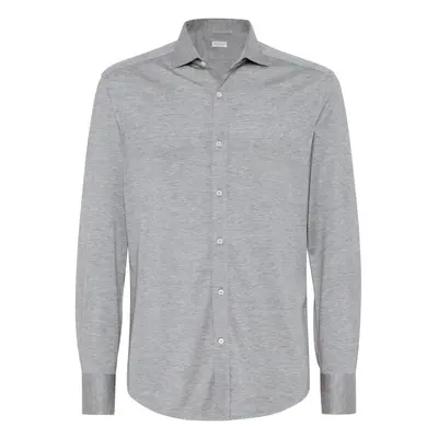 BRUNELLO CUCINELLI - Silk And Cotton Jersey Shirt