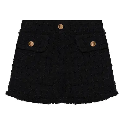 VERSACE - Bouclé Tweed Shorts