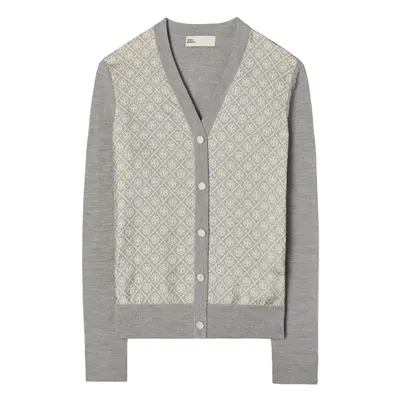 TORY BURCH - Wool V-necked Cardigan