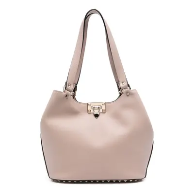 VALENTINO GARAVANI - Rockstud Small Leather Tote Bag