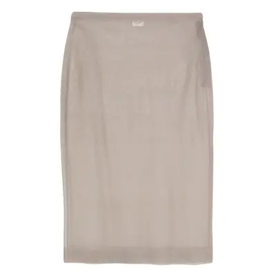 SAINT LAURENT - Silk Midi Pencil Skirt