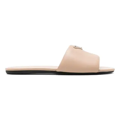 PRADA - Leather Flat Sandals